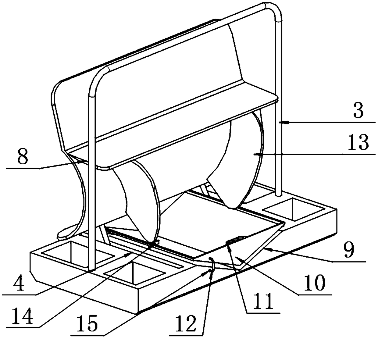 Spark shield protection device for electromechanical cutting machine