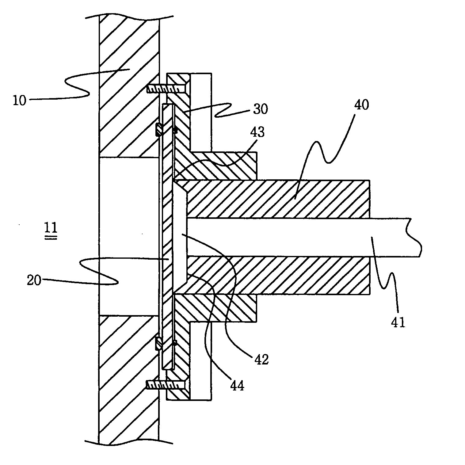 End point detector for etching equipment