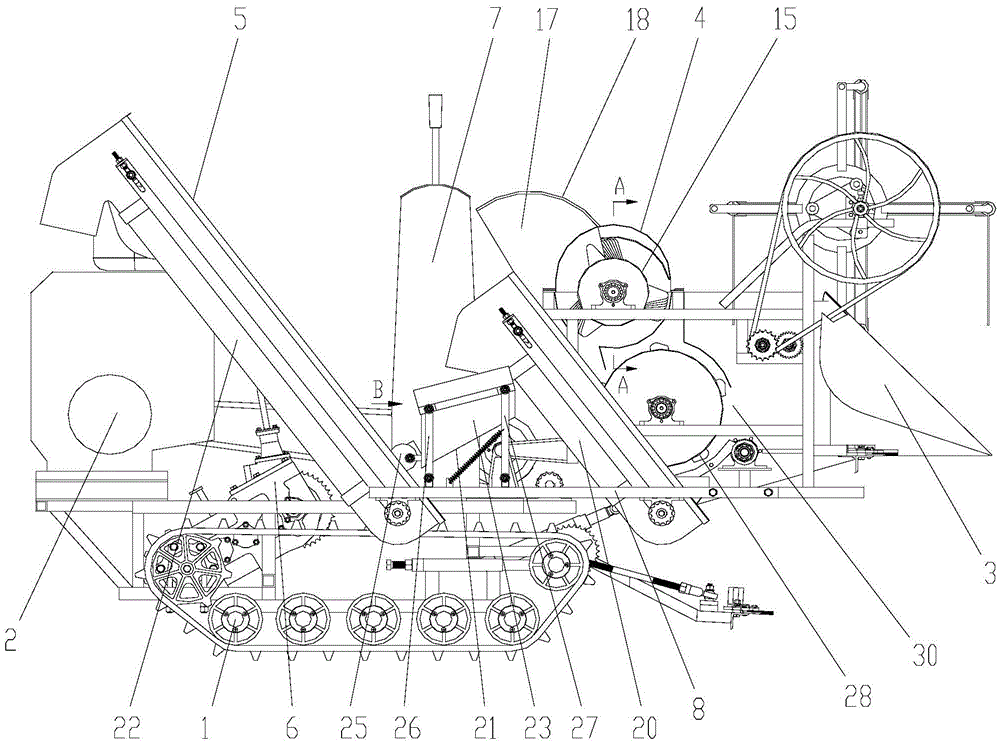 Small High Performance Combine Harvester