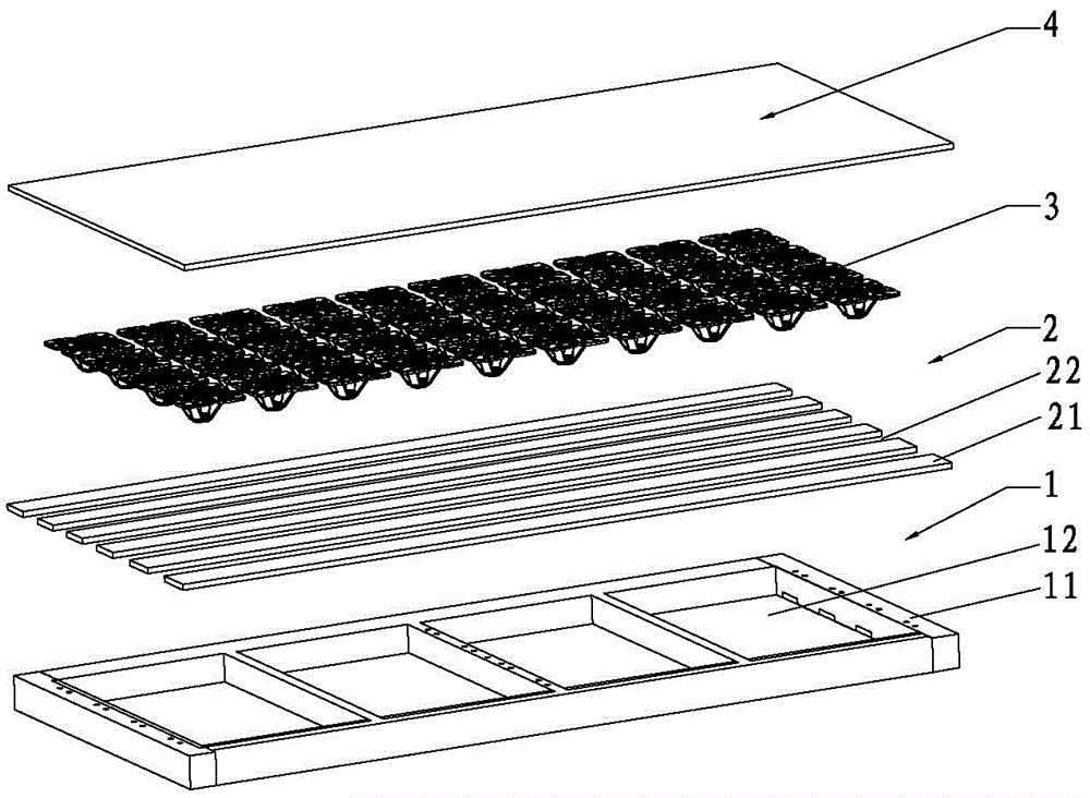 Mattress with nonmetal elastic members