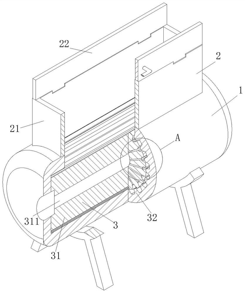 Bran processing equipment adopting steam explosion technology