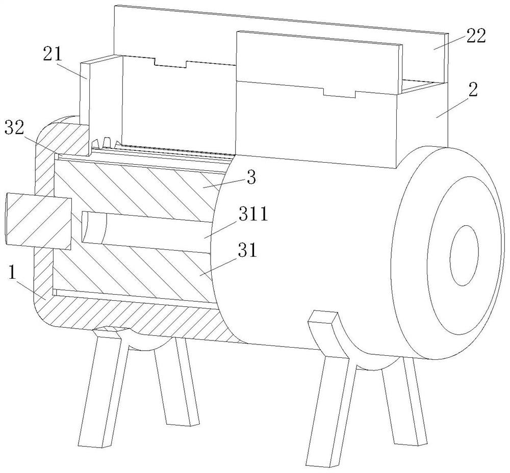 Bran processing equipment adopting steam explosion technology