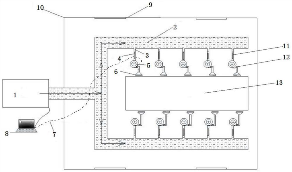 Advanced substrate glass melting device and method