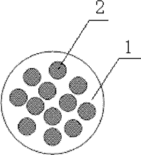 Production method of bio-degradable heat-viscose bi-component filament fiber