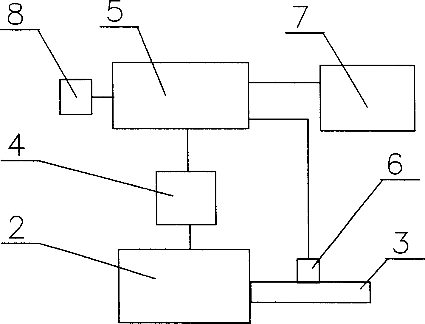 Automatic control method and device of multifunction crane aluminium discharging