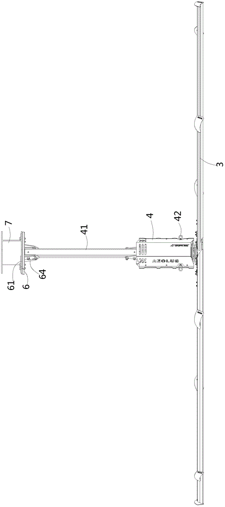 A large hanging industrial fan