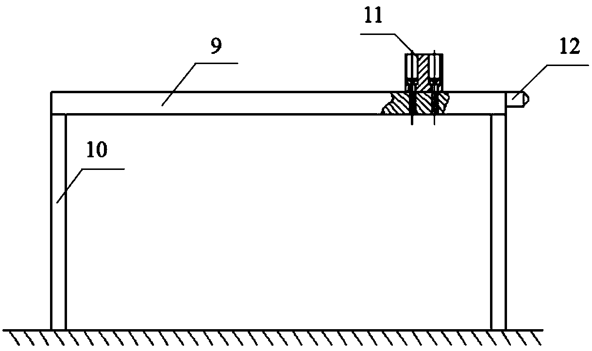 Impact response spectrum testing device and testing method based on elastic stress wave loading