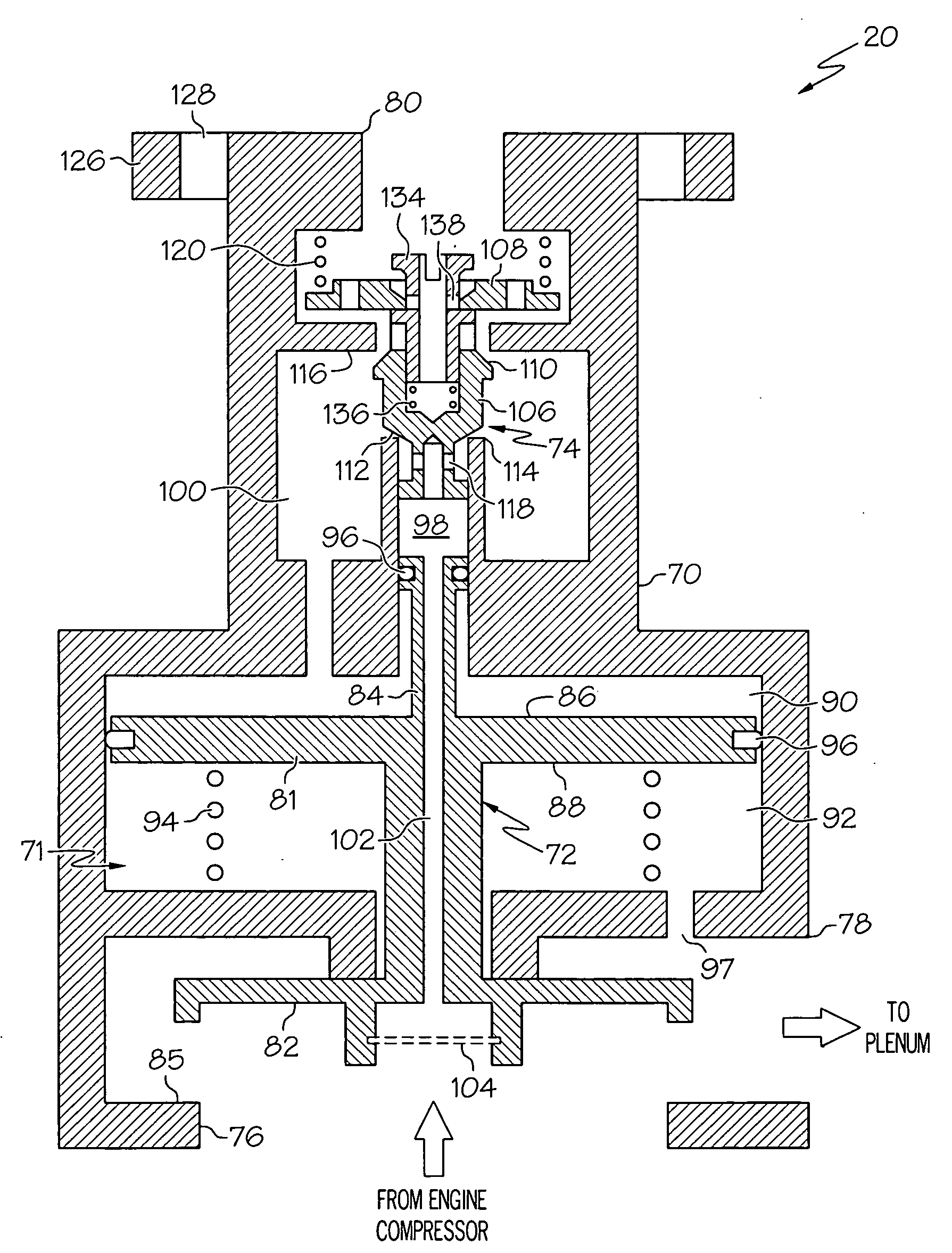 Bi-modal bleed valve assembly for gas turbine engine