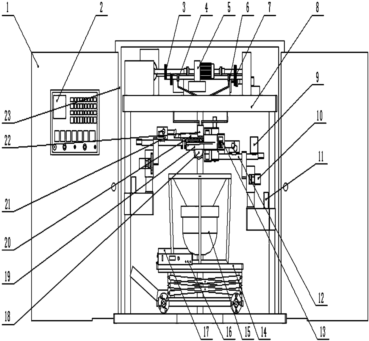 Aircraft panel vibration device under free boundary excited by aircraft sound waves and application method thereof