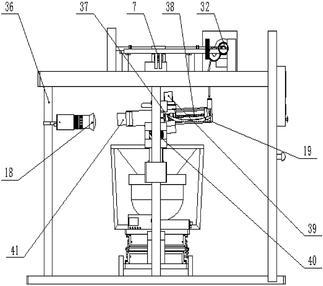 Aircraft panel vibration device under free boundary excited by aircraft sound waves and application method thereof