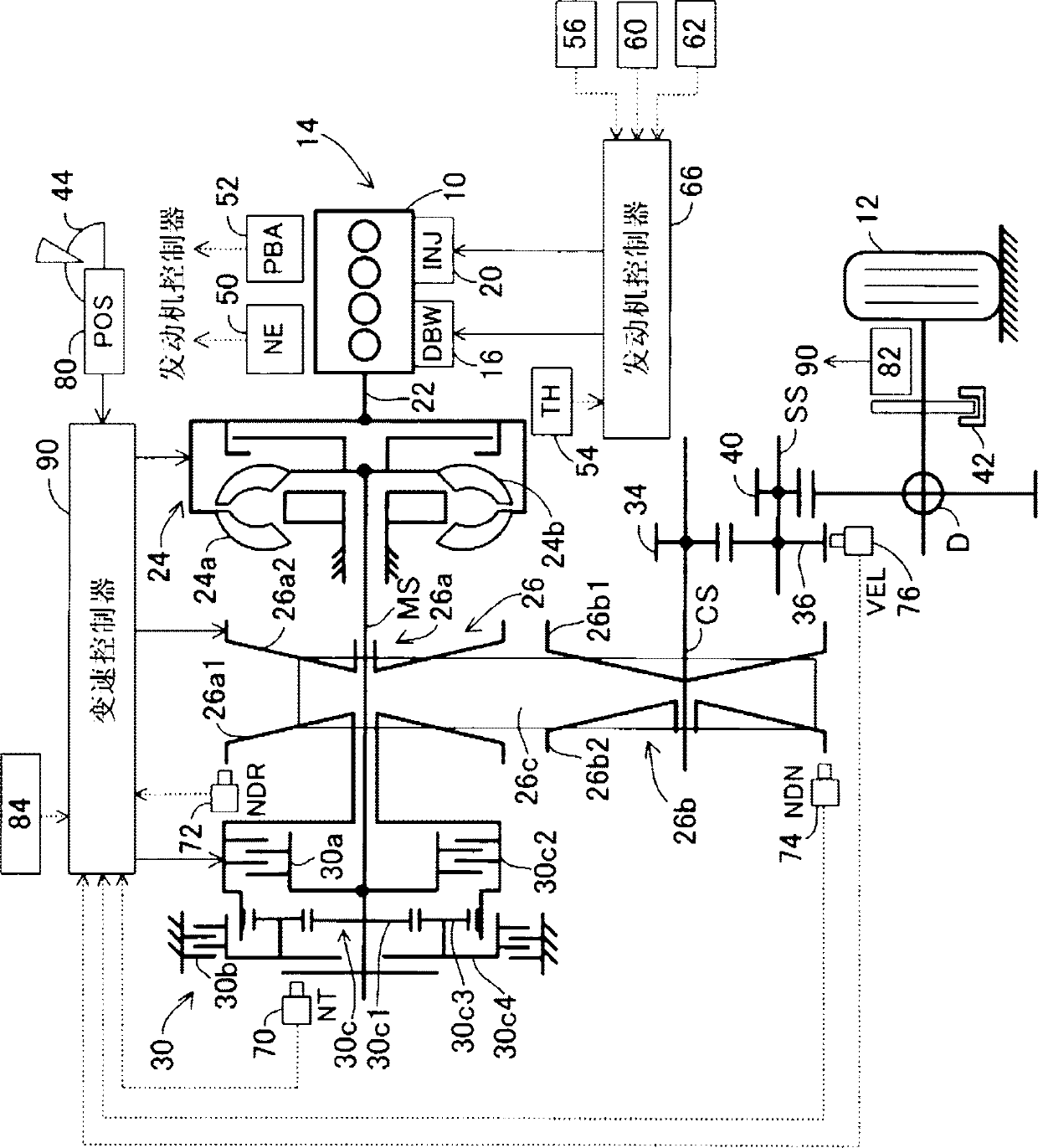 Control device for continuously variable transmission