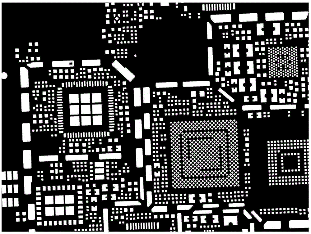 Steel mesh image registration and detection method for large-format optical measurement system