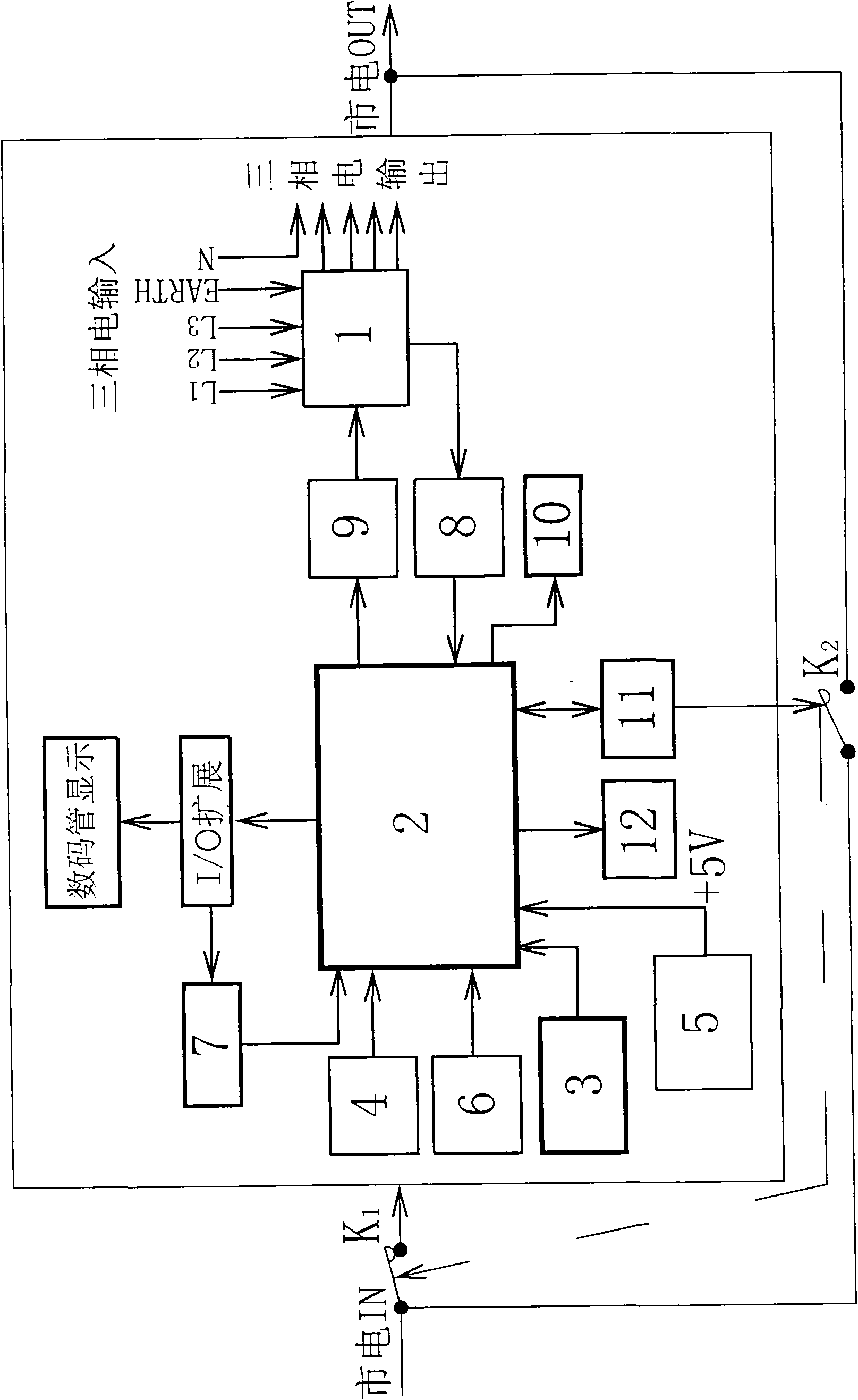 Automatic reclosing switch of thyristor