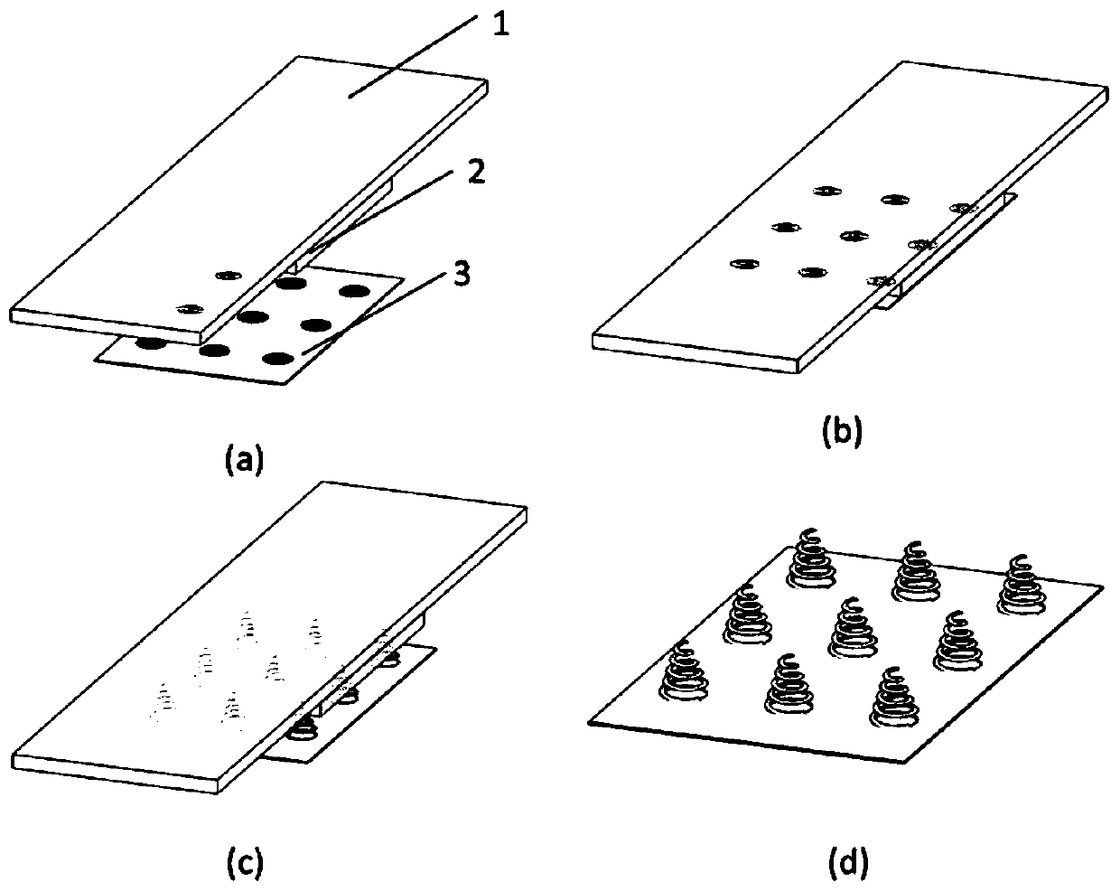 Flexible microneedle sensor and its preparation method, three-dimensional three-dimensional electrode and package thereof