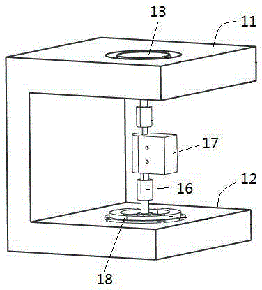 A torque motor resistance torque testing system