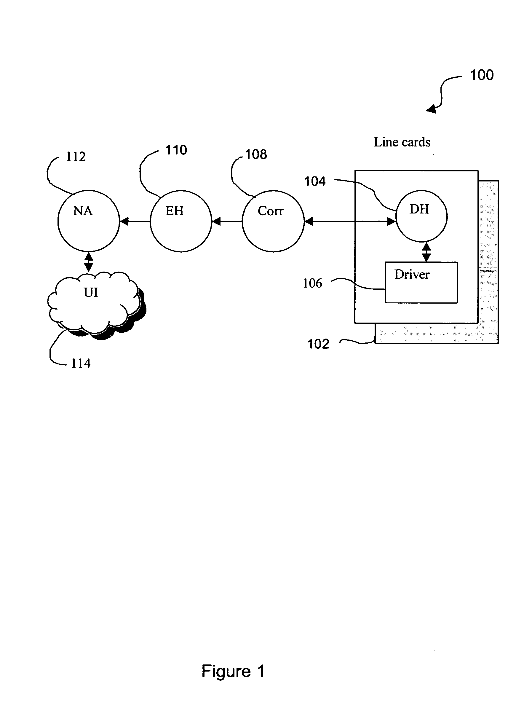 Method and system for fault isolation within a network element in an optical network