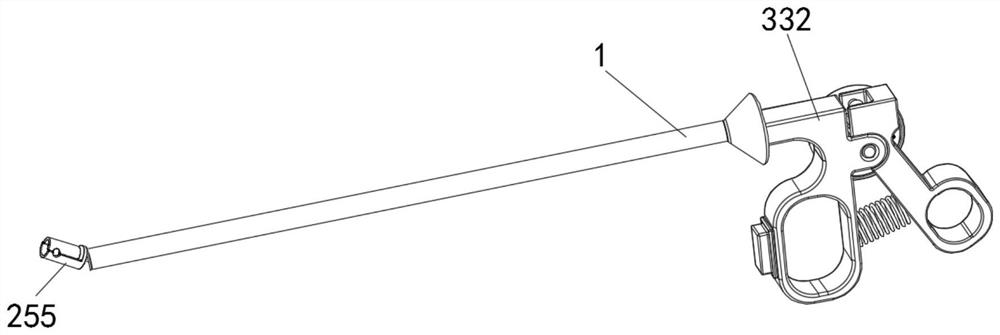 Needle holder with tail end capable of flexibly rotating at multiple angles for laparoscope