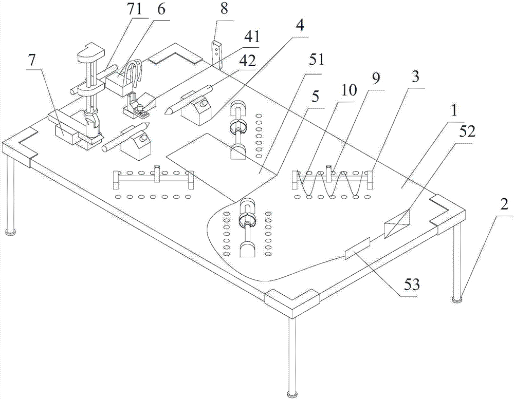 Rat test bench and utilization method thereof