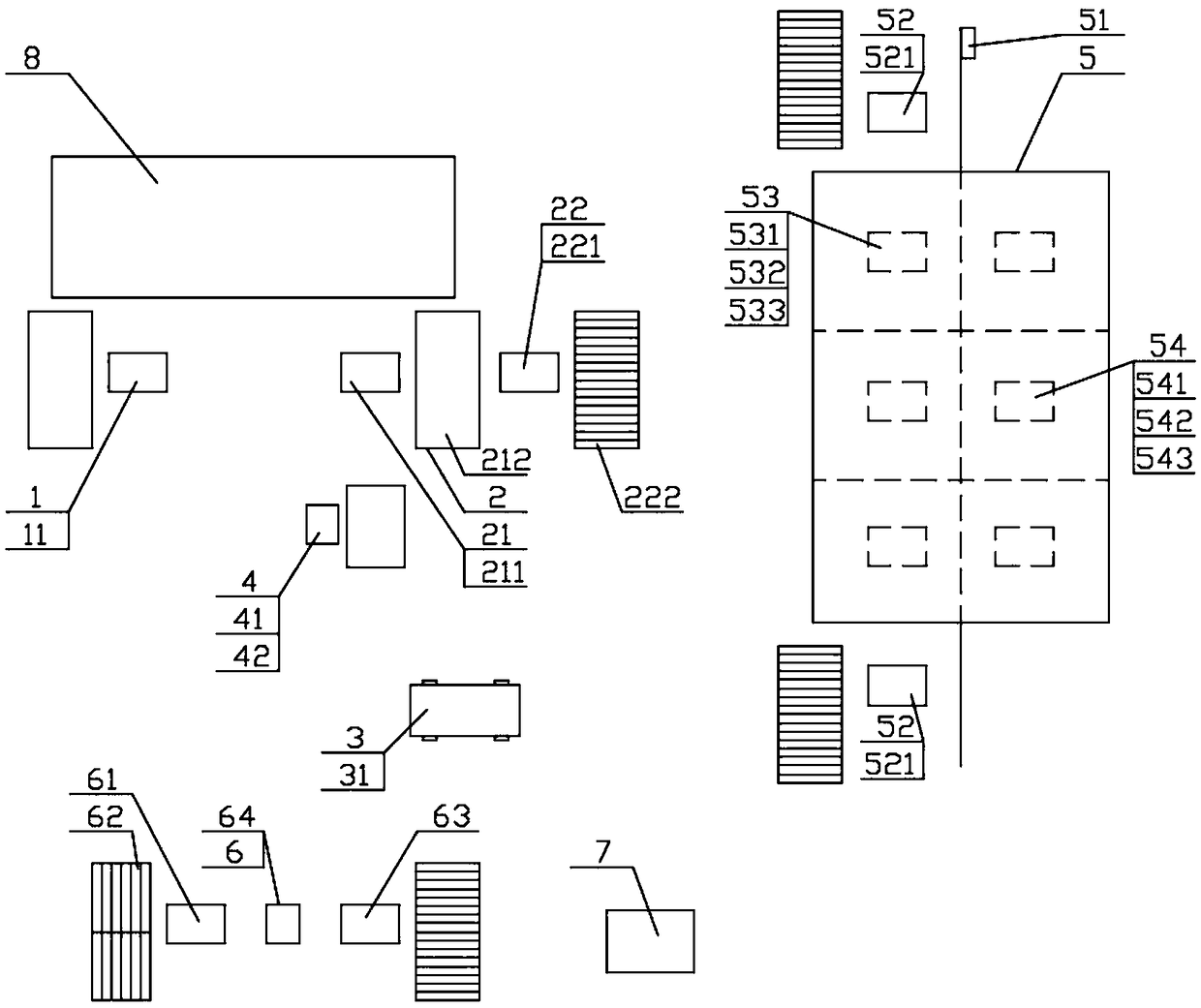 Intelligent sheet metal part production system capable of adhering sponge automatically