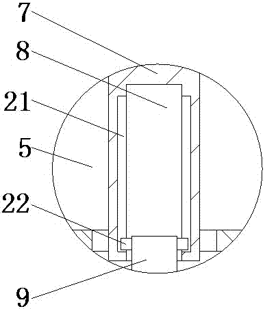 Water supply device for food machines