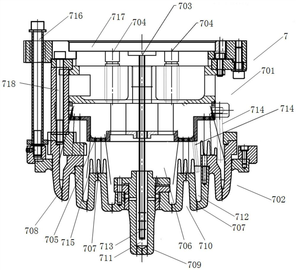 Glass insulator compression molding device