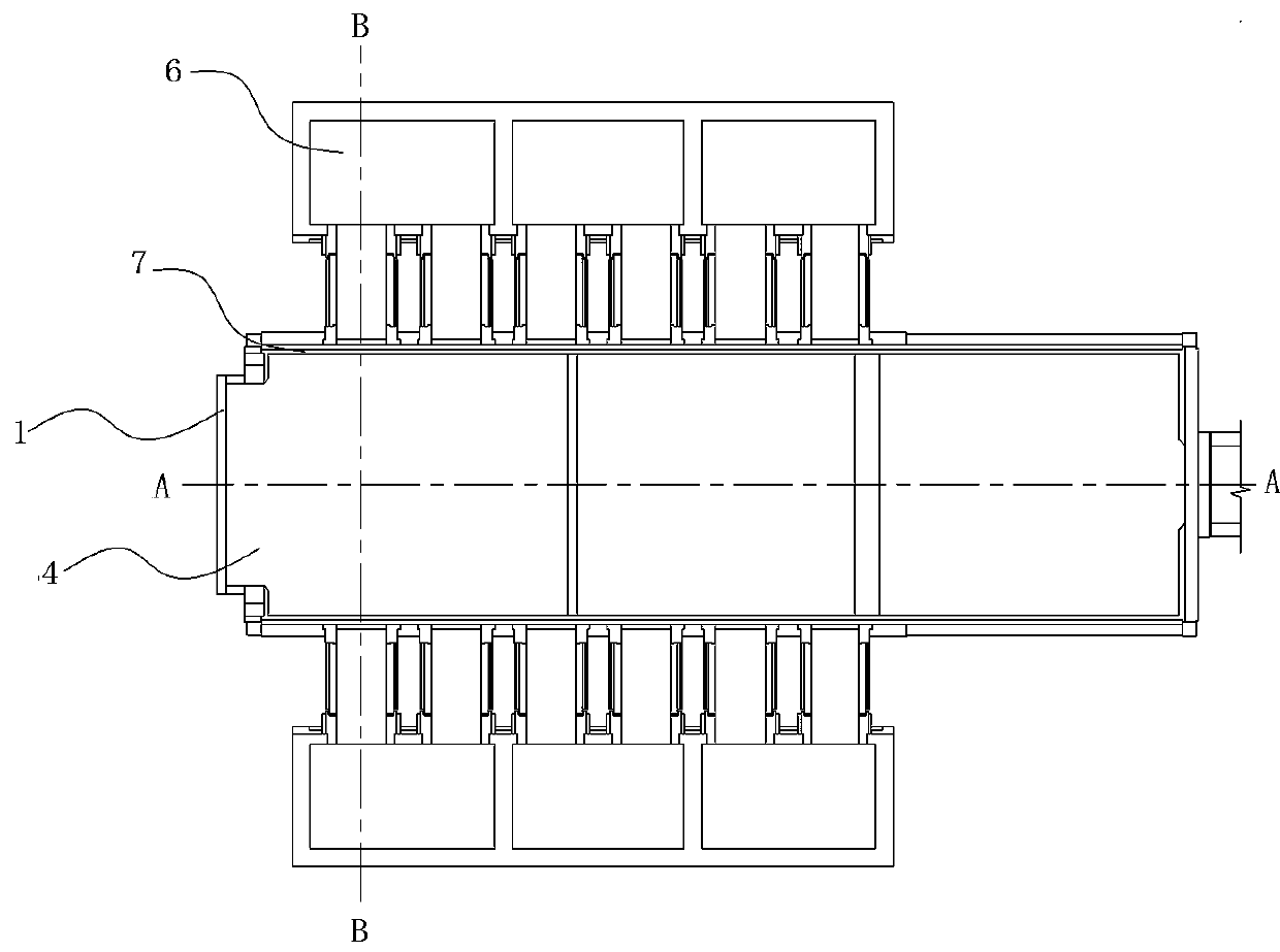 Melting furnace structure applied to production of high aluminum electronic glass