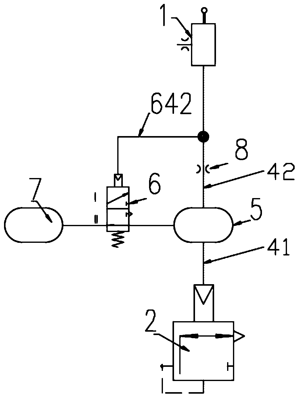 A locomotive and its backup braking equipment