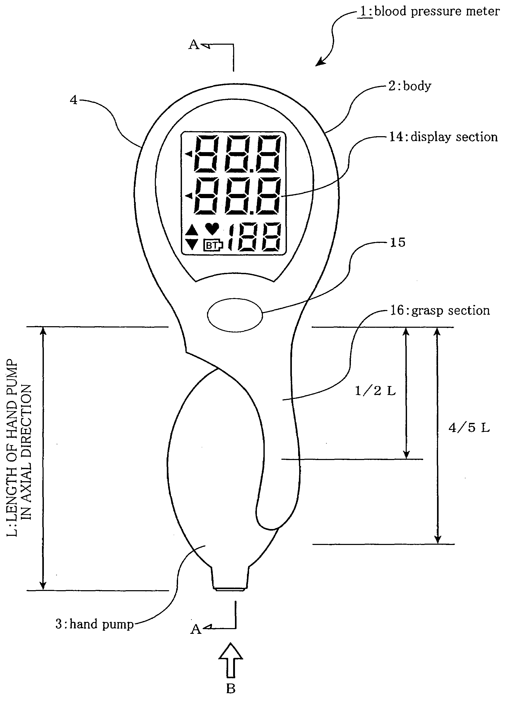 Blood pressure meter