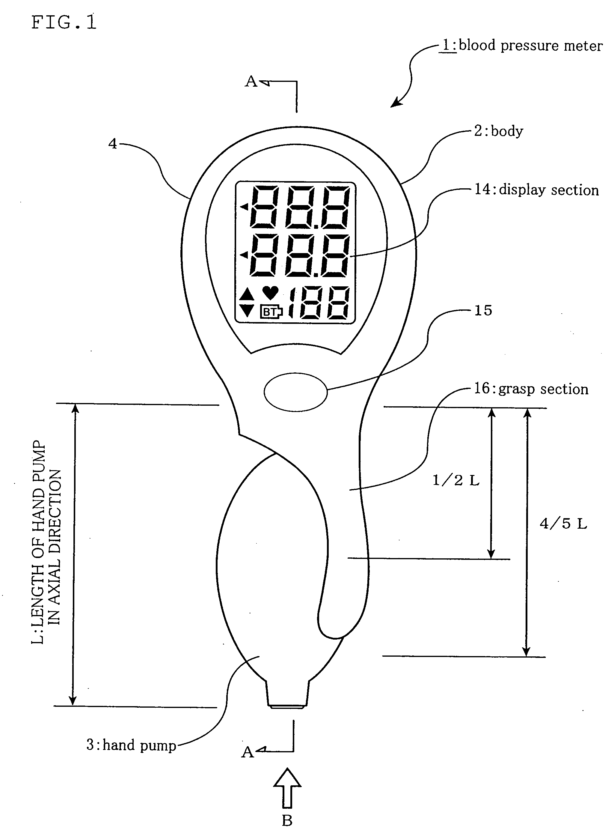 Blood pressure meter