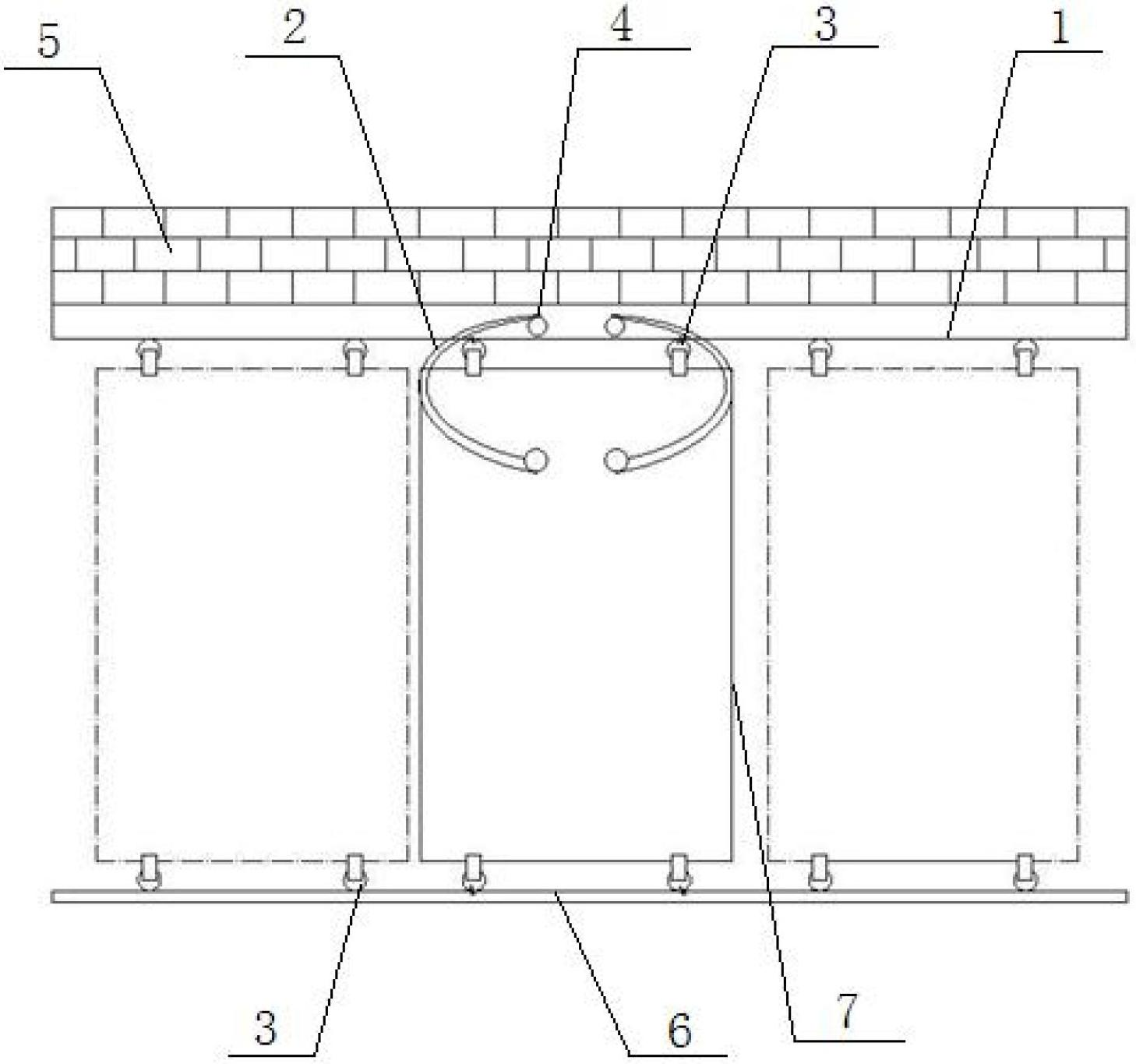 Novel indoor door opening and closing device for buildings