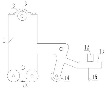 A waterproof membrane laying tool