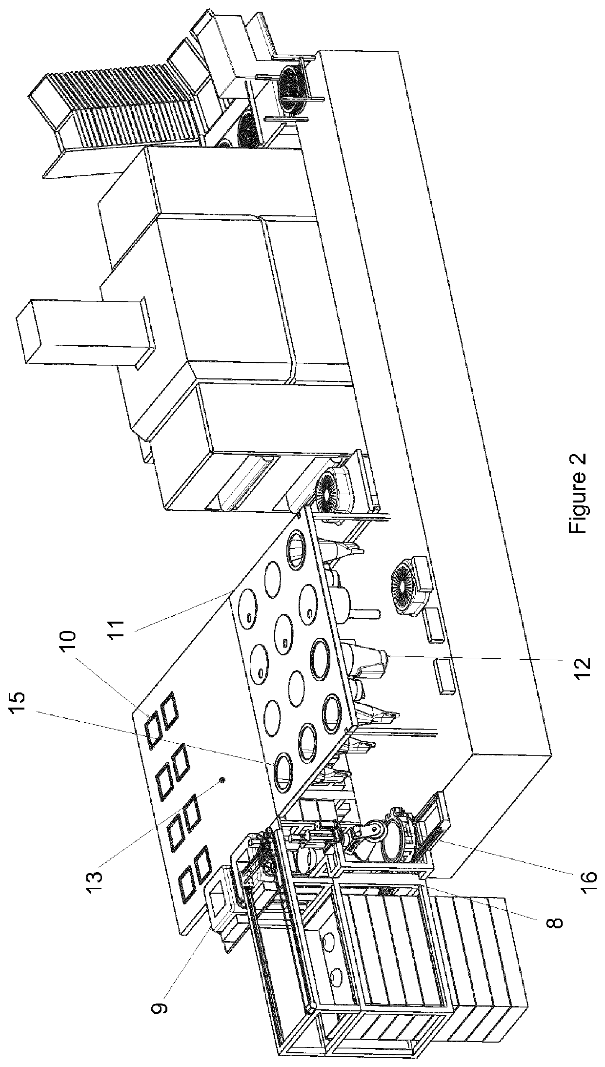 Flexible automatic food processing and client orders execution machine