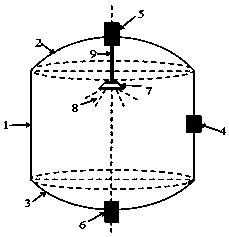 A capsule cylindrical microwave flash evaporation device for heavy metal wastewater treatment