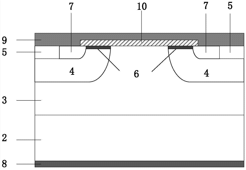 A vertical constant current diode