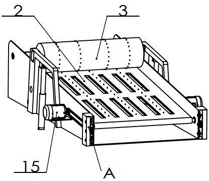 On-board device for continuously salvaging, extruding and dewatering enteromorpha prolifera