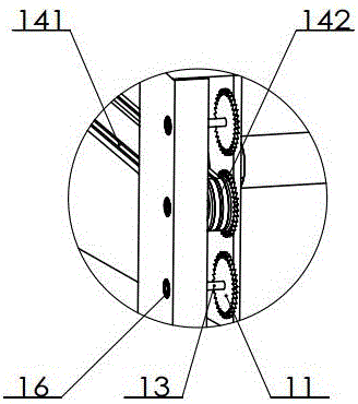 On-board device for continuously salvaging, extruding and dewatering enteromorpha prolifera