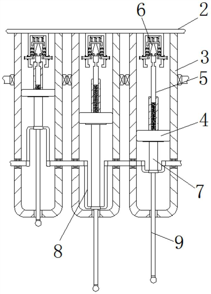 Energy-saving and environment-friendly efficient touch screen detection device