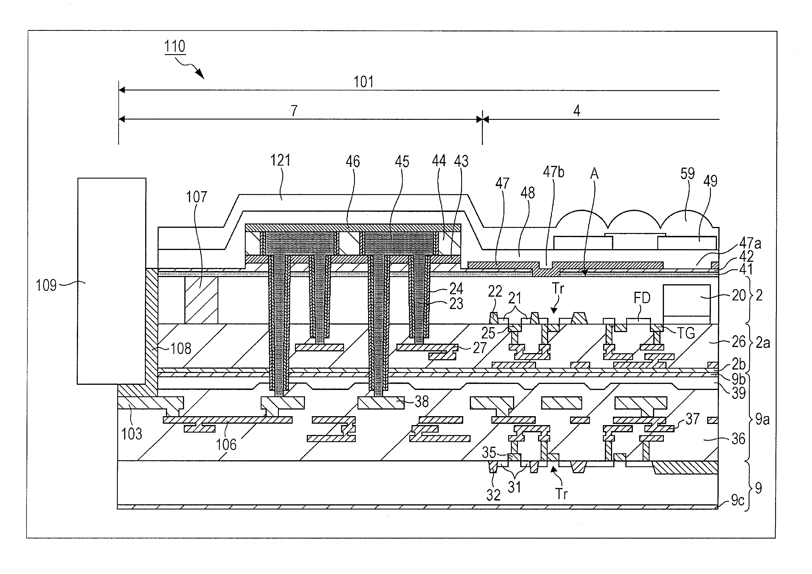 Semiconductor device, manufacturing method of semiconductor device, semiconductor wafer, and electronic equipment