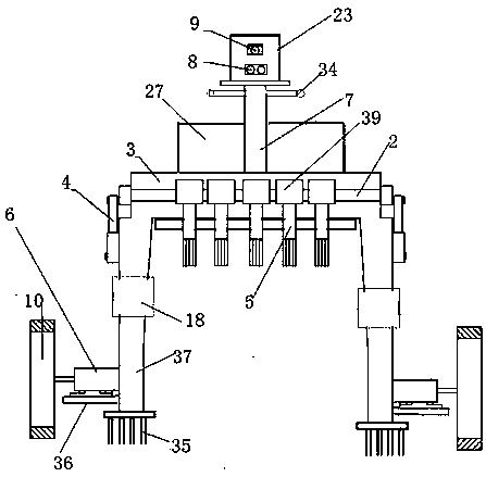 Multifunctional tea picking and tea tree maintaining machine