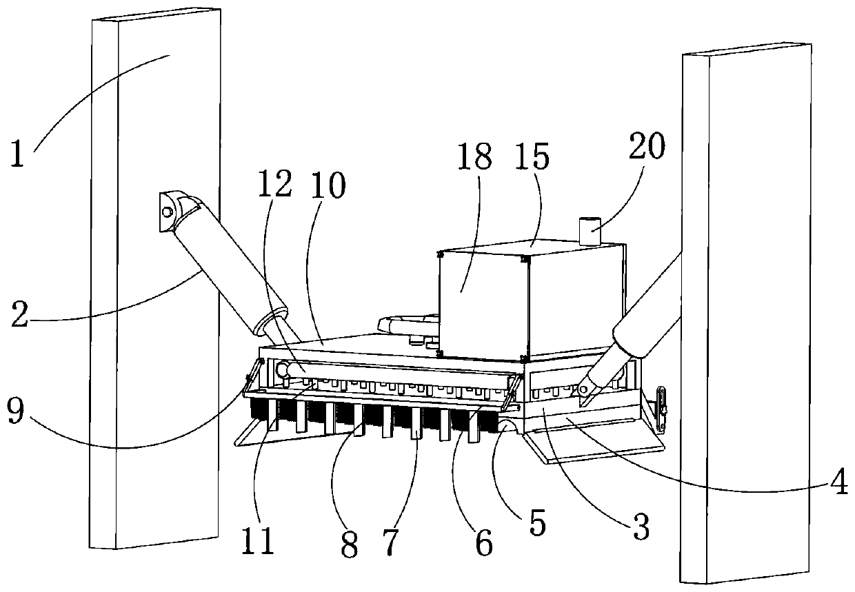 Impurity-removal flow-guiding-type scutching device for textile production