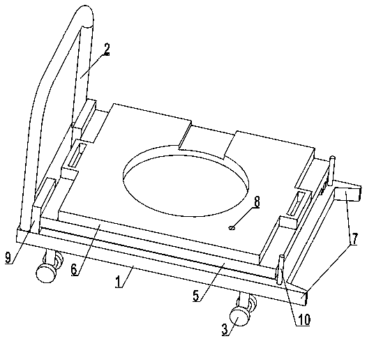 Turnover tool vehicle for processing motor shell