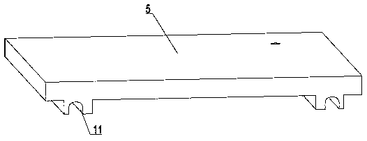 Turnover tool vehicle for processing motor shell