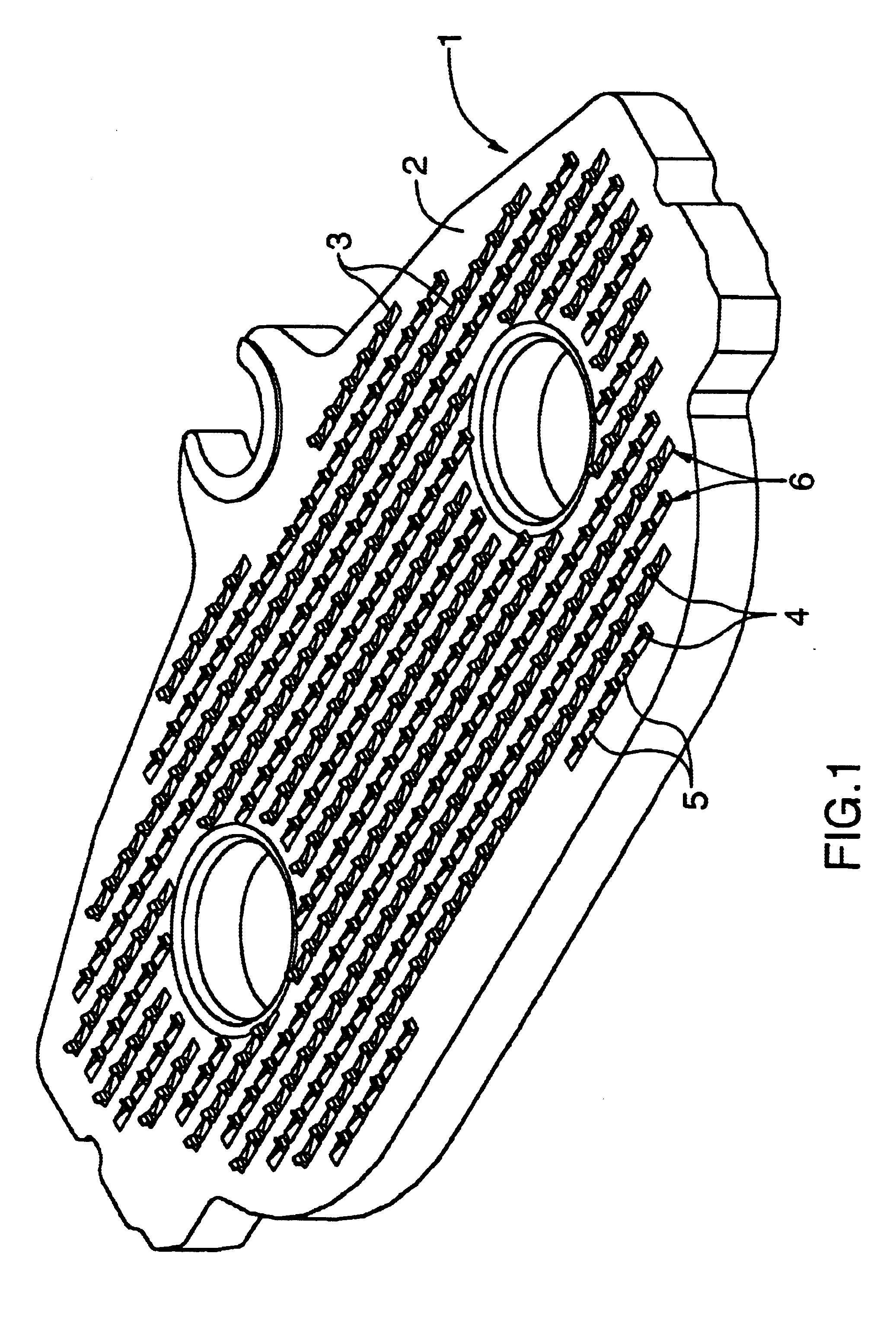 Apparatus for manufacturing a brake plate