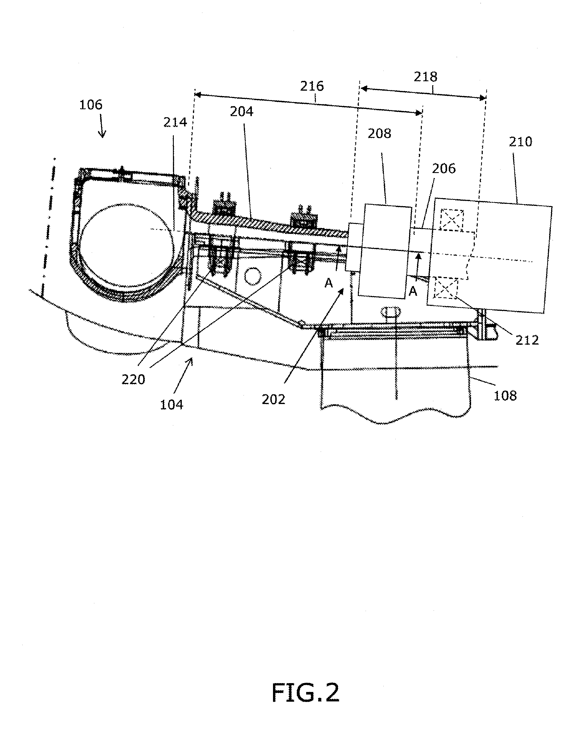 Shrink disk connection for a wind turbine