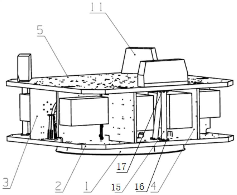 Large commercial remote sensing satellite platform configuration and assembly method