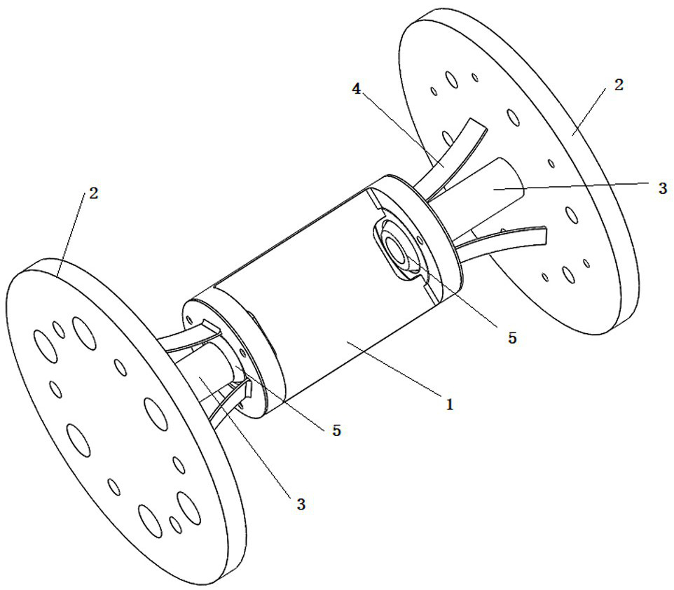 Internal support assembly of curved unit body based on sma