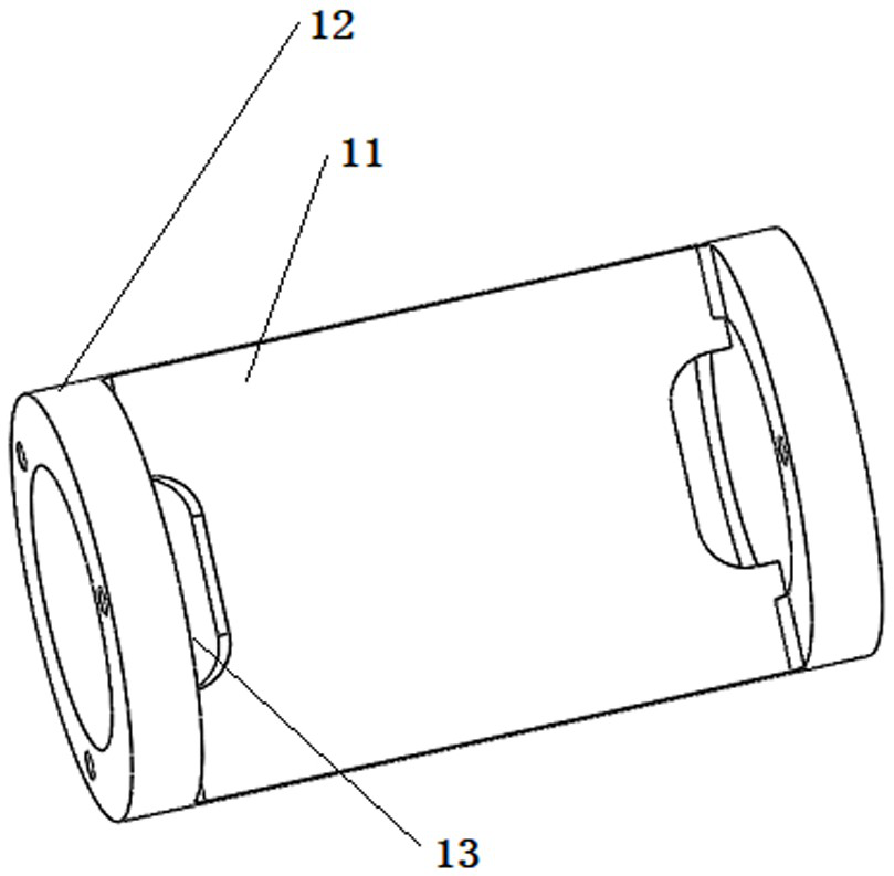 Internal support assembly of curved unit body based on sma