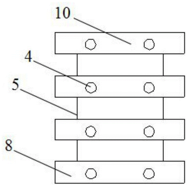 A plastic electrode tube for electroosmotic drainage