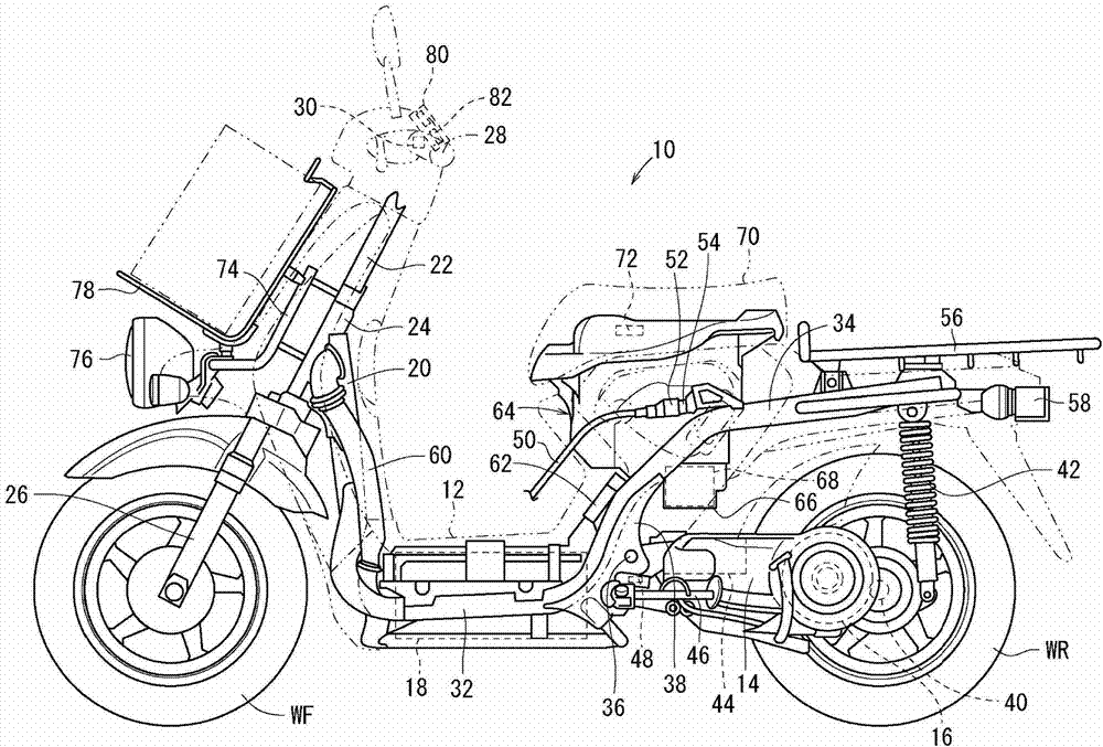 Power supply device of electric vehicle