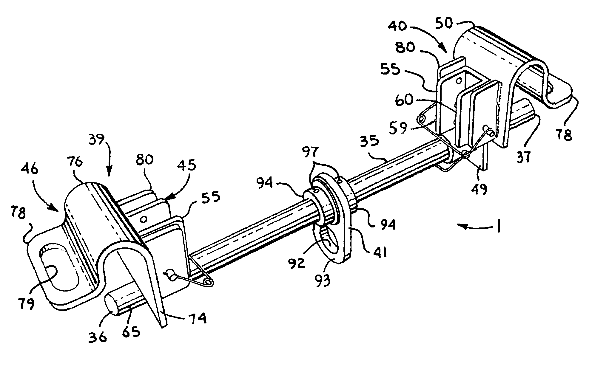 Safety line anchor